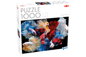 Puzzels - Tactic 1000 pcs puzzle: Fighting Fish - 56627