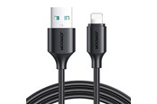 USB-kabel - Joyroom Kabel naar USB-A / Lightning / 2.4A / 0.25m S-UL012A9 (zwart) - S-UL012A9 0.25m LB