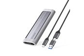 SSD - ORICO AXM2-G2-V1 M.2 NVME USB-C/USB-A to USB-C 10Gb/s Disk Drive - Gray - AXM2-G2-V1-GY-BP