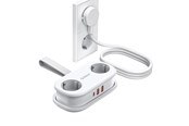 Voedingskabel (extern) - ORICO AP3 20W GaN 5in1 Power Strip 2x AC + 2x USB-A + 1x USB-C - White - AP3-2A2U1C-PRO-EU-WH-HU