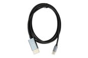 Beelscherm- en tv-kabel - iBOX - video adapter cable - USB-C to DisplayPort - 1.8 m - ITVCDP4K