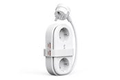 Voedingskabel (extern) - ORICO AP3 65W GaN 6in1 Power Strip 2x AC + 2x USB-A + 2x USB-C - White - AP3-2A2U2C-65-EU-WH-EP-HU