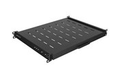 Rackkoffers - Lanberg - rack sliding shelf - 445 x 350 mm load capacity up to 35 kg 4-point mounting - 1U - AK-1020-B