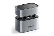 Batterij - ORICO EV8 AA Lithium Battery Charger with Storage Function - Silver - EV8-EP-HU