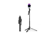 Mobiel - Overige accessoires - ORICO Selfie stick Orico SPM175 tripod 1/4" for phone camera with 360 degree rotation Bluetooth 5.2 - black - SPM175-BK-BP-HU