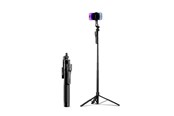 Mobiel - Overige accessoires - ORICO Selfie stick Orico SPM215 tripod 1/4" for phone camera with 360-degree rotation Bluetooth 5.2 - black - SPM215-BK-BP-HU