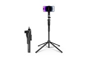 Mobiel - Overige accessoires - ORICO Selfie stick Orico SPN185 1/4" tripod for phone camera with 360 degree rotation Bluetooth 5.2 - black - SPN185-BK-BP-HU