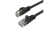 Netwerk - kabel - ORICO PUG-C6B CAT6 1000Mbps RJ45 Ethernet Network Cable Flat LAN 5m - Black - PUG-C6B-50-BK-EP-HU