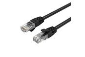 Netwerk - kabel - ORICO PUG-C6 CAT6 1000Mbps RJ45 Ethernet Network Cable LAN Round 3m - Black - PUG-C6-30-BK-EP-HU