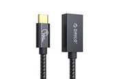 USB-kabel - ORICO CAF31 USB-C - USB-A 3.1 Gen 2 10Gbps 30cm OTG adapter - black - CAF31-03-BK-BP-HU