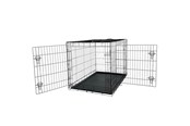 Honden - Nobby Foldbart metal transportbur til bil L Sort - L62313