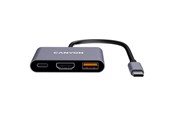 USB hub - Canyon DS-4 3-in-1 USB-C-hub 4K HDMI, grijs USB hub - 3 - Grijs - CNS-TDS4