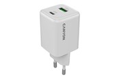 Mobiel - Adapters & Opladers - Canyon 45W GaN Oplader USB-C PD & USB-A, Wit - CNS-CUW45AC