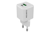 Mobiel - Adapters & Opladers - Canyon GaN 20W USB-C PD & USB-A oplader, wit - CNS-CUW20AC