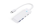 USB hub - ORICO PAPW2AC-C3 USB Hub 4-port 2x USB-A 3.0 1x USB-C 3.0 with USB-C PD 100W charging 0.15m - white USB hub - 4 - USB 3.0 - Wit - PAPW2AC-C3-015-WH-EP