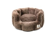 Honden - 51 Degrees North 51 - Supersoft - Round Softbed - Dark Brown - S: 4 - 513022