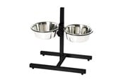 Honden - Nobby Foderstander m/2 skåle justerbar 2.5 L - L72833