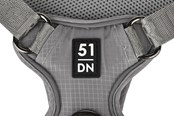 Honden - 51 Degrees North 51 - Wanderful - H Harness - Trail - Light Grey - 51AWFHT104