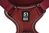 Honden - 51 Degrees North 51 - Wanderful - H Harness - Trail - Burgundy - S - 51AWFHT203