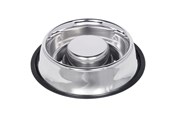 Honden - Nobby Slowfeeder skål i rustfrit stål 1.35 L / Ø 30 cm - L73835