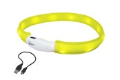 Honden - Nobby LED halsbånd bred VISIBLE S Gul - L77034