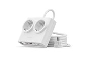 Voedingskabel (extern) - ORICO PDC25 25W 6in1 Power Strip 2x AC + 2x USB-A + 2x USB-C - White - PDC25-2A2U2C-EU-WH-EP-HU