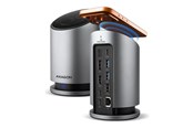 Docking station - AXAGON HMC-WL9 - dockingstation - USB-C 3.2 Gen 2 / Thunderbolt 3 / Thunderbolt 4 / Thunderbolt 5 - HDMI DP - 1GbE - HMC-WL9