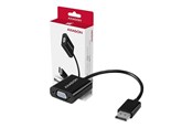 Beelscherm- en tv-kabel - AXAGON - video adapter - DisplayPort to HD-15 (VGA) - 16 cm - RVD-VGN