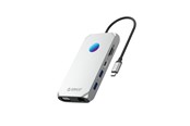USB hub - ORICO XCR 12in1 RGB USB-C Docking Station USB hub - 12 - USB 3.1 - Grijs - XCR-X1-SV-BP
