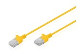Netwerk - kabel - DIGITUS patch cable - 2 m - yellow - Geel - DK-1618-020S-Y-10