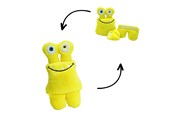Honden - Tearrible Aktivitets bamse Tiny Gul- u/piv 14 cm. - 867761000454