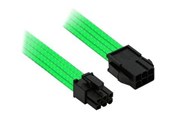 Voedingskabel (extern) - Nanoxia Single Sleeve - power extension cable - 6 pin PCIe power to 6 pin PCIe power - 30 cm - NX6PV3ENG