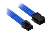 Voedingskabel (extern) - Nanoxia Single Sleeve - power extension cable - 6 pin PCIe power to 6 pin PCIe power - 30 cm - NX6PV3EB