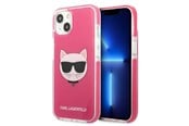 Mobiel - Covers & Cases - Karl Lagerfeld Choupette Head case for iPhone 13 - fuchsia - 3666339048532