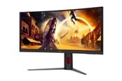 Scherm - 34" AOC G4 CU34G4CA computer monitor 86.4 cm (34") 3440 x 1440 pixels Black Red - CU34G4CA