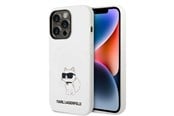 Mobiel - Covers & Cases - Karl Lagerfeld KLHCP14LSNCHBCH iPhone 14 Pro 6.1" hardcase white/white Silicone Choupette - 3666339086787