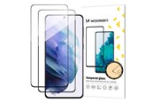 Mobiel - Beschermend glas - Wozinsky Full Glue Gehard Glas voor Samsung Galaxy S23, 2-pack - 5907769309151