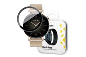Mobiel - Beschermend glas - Wozinsky Watch Glass Hybride Glas voor Huawei Watch GT 3 46 mm Zwart - 5907769310096