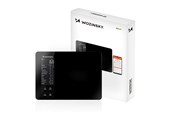 Keukenweegschalen - Wozinsky Keukenweegschalen WIK-16 Slimme keukenweegschaal met digitaal display, Bluetooth-app - Zwart - 5907769388019