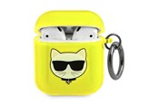 Mobiel - Overige accessoires - Karl Lagerfeld Choupette Case for AirPods 1/2 - Yellow - 3666339009229