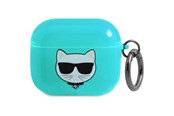 Mobiel - Overige accessoires - Karl Lagerfeld Choupette Case for AirPods 3 - Blue - 3666339009274