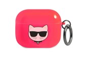 Mobiel - Overige accessoires - Karl Lagerfeld Choupette Case for AirPods 3 - Pink - 3666339009335