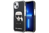 Mobiel - Covers & Cases - Karl Lagerfeld Iconik Karl Case for iPhone 13 mini - Black - 3666339048402