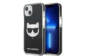 Mobiel - Covers & Cases - Karl Lagerfeld KLHCP13STPECK iPhone 13 mini 5.4" hardcase black/black Choupette Head - 3666339048488