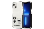 Mobiel - Covers & Cases - Karl Lagerfeld KLHCP13STPEKCW iPhone 13 mini 5.4" hardcase white/white Karl&Choupette - 3666339048600