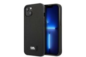 Mobiel - Covers & Cases - Karl Lagerfeld KLHCP13SSFMP2K iPhone 13 mini 5.4" hardcase black/black Saffiano Plaque - 3666339048921