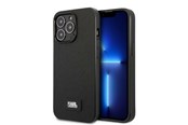 Mobiel - Covers & Cases - Karl Lagerfeld KLHCP13LSFMP2K iPhone 13 Pro / 13 6.1" hardcase black/black Saffiano Plaque - 3666339048945