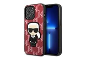 Mobiel - Covers & Cases - Karl Lagerfeld KLHCP13XPMNIKPI iPhone 13 Pro Max 6.7" hardcase red/red Monogram Ikonik Patch - 3666339049430