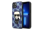 Mobiel - Covers & Cases - Karl Lagerfeld KLHCP13SPMNIKBL iPhone 13 mini 5.4" hardcase blue/blue Monogram Ikonik Patch - 3666339049485