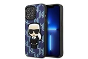 Mobiel - Covers & Cases - Karl Lagerfeld KLHCP13XPMNIKBL iPhone 13 Pro Max 6.7" hardcase blue/blue Monogram Ikonik Patch - 3666339049515